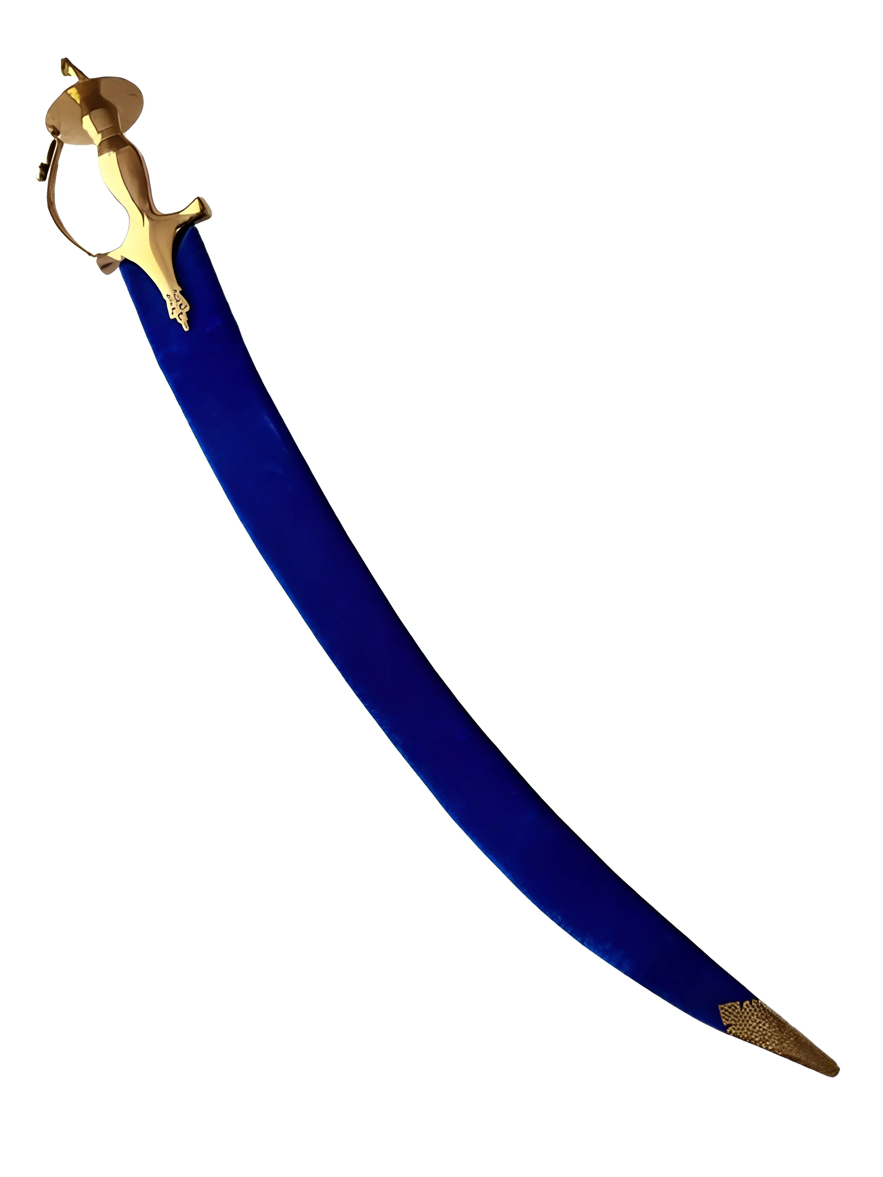 Steel Shastar - Blue Velvet - 3ft - Akaal Accessories - Now Available for Next Day Delivery