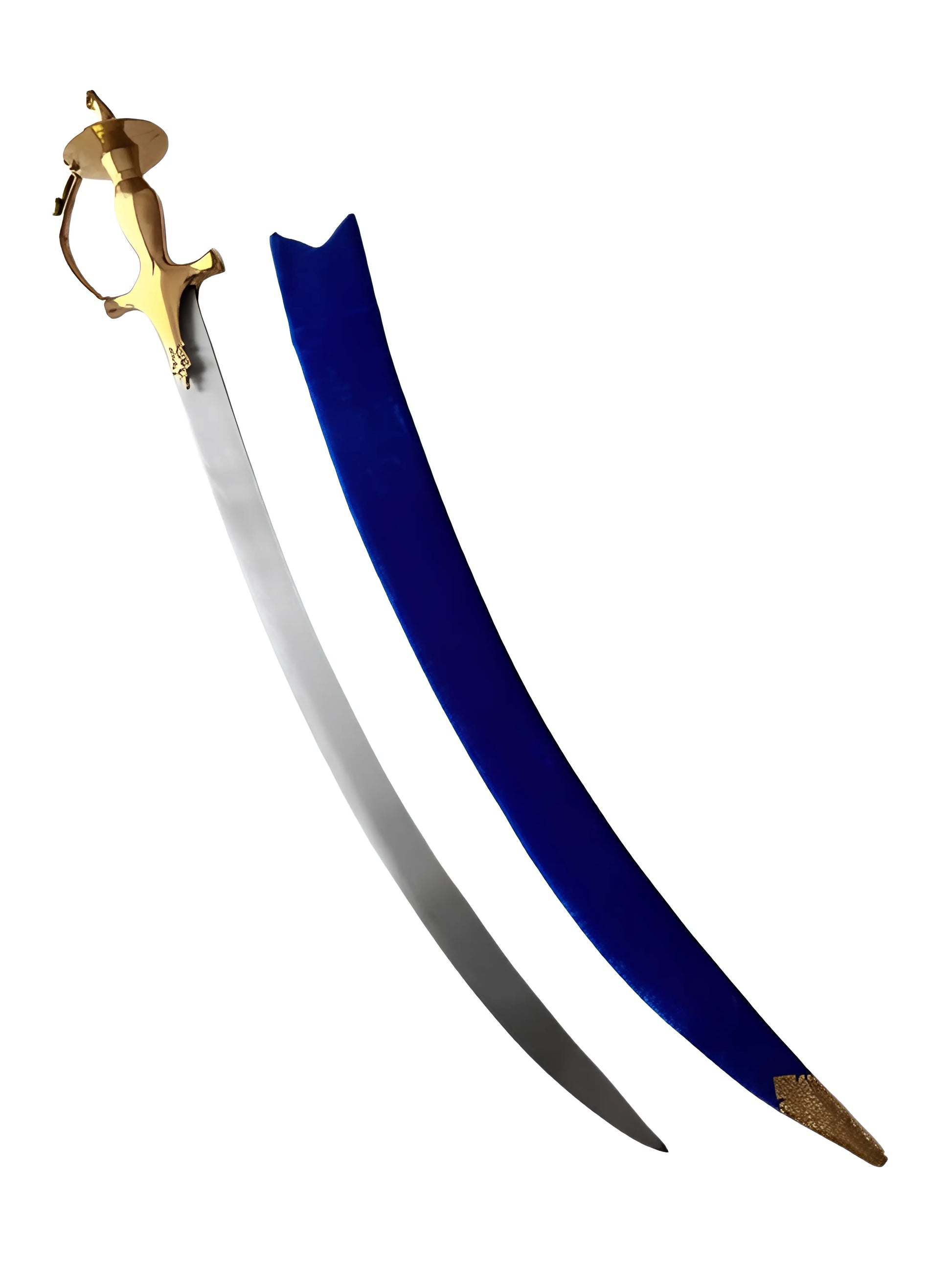 Steel Shastar - Blue Velvet - 3ft - Akaal Accessories - Now Available for Next Day Delivery