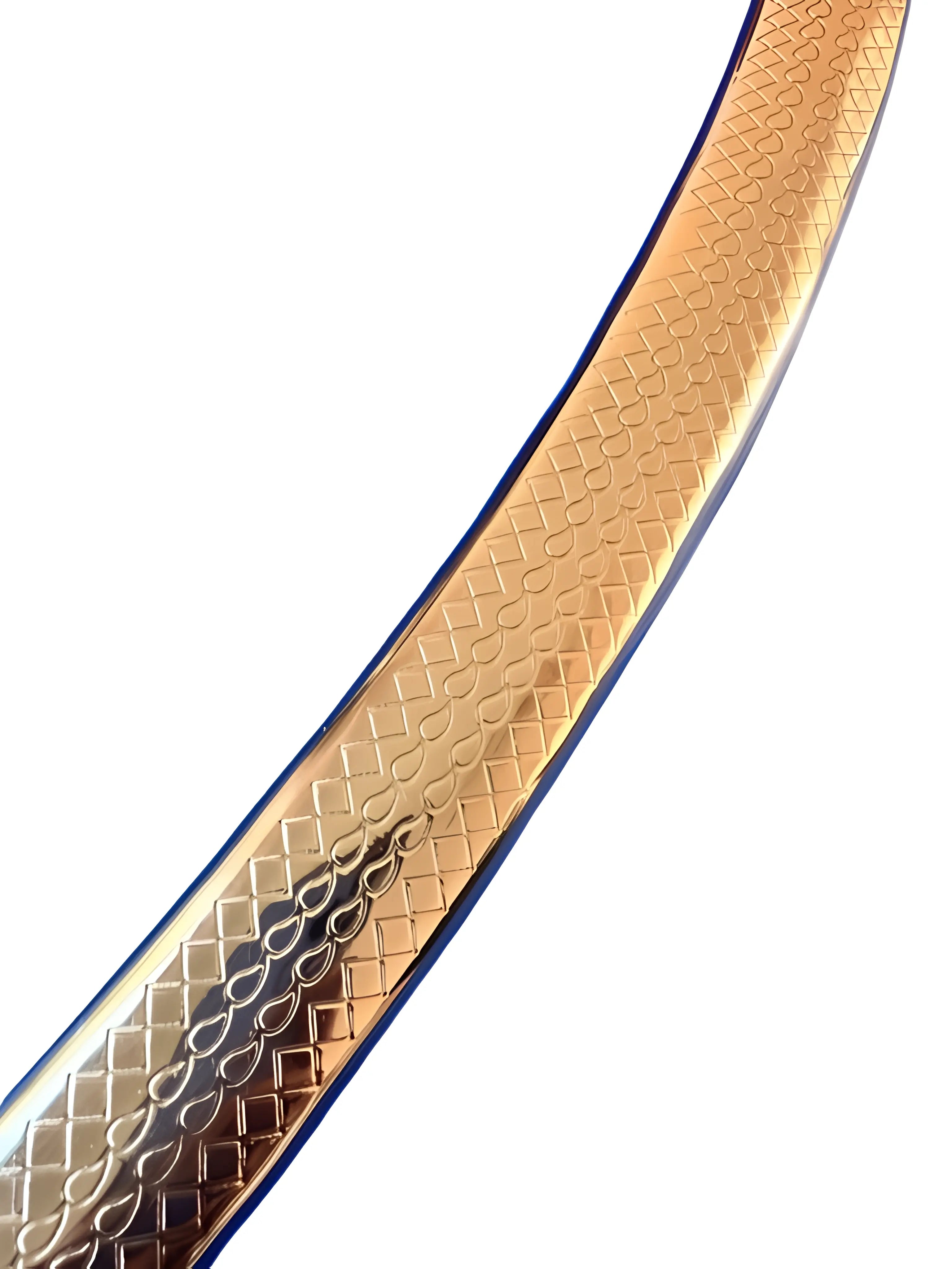 Steel Shastar - Gold Plated - 3ft - Akaal Accessories - Now Available for Next Day Delivery