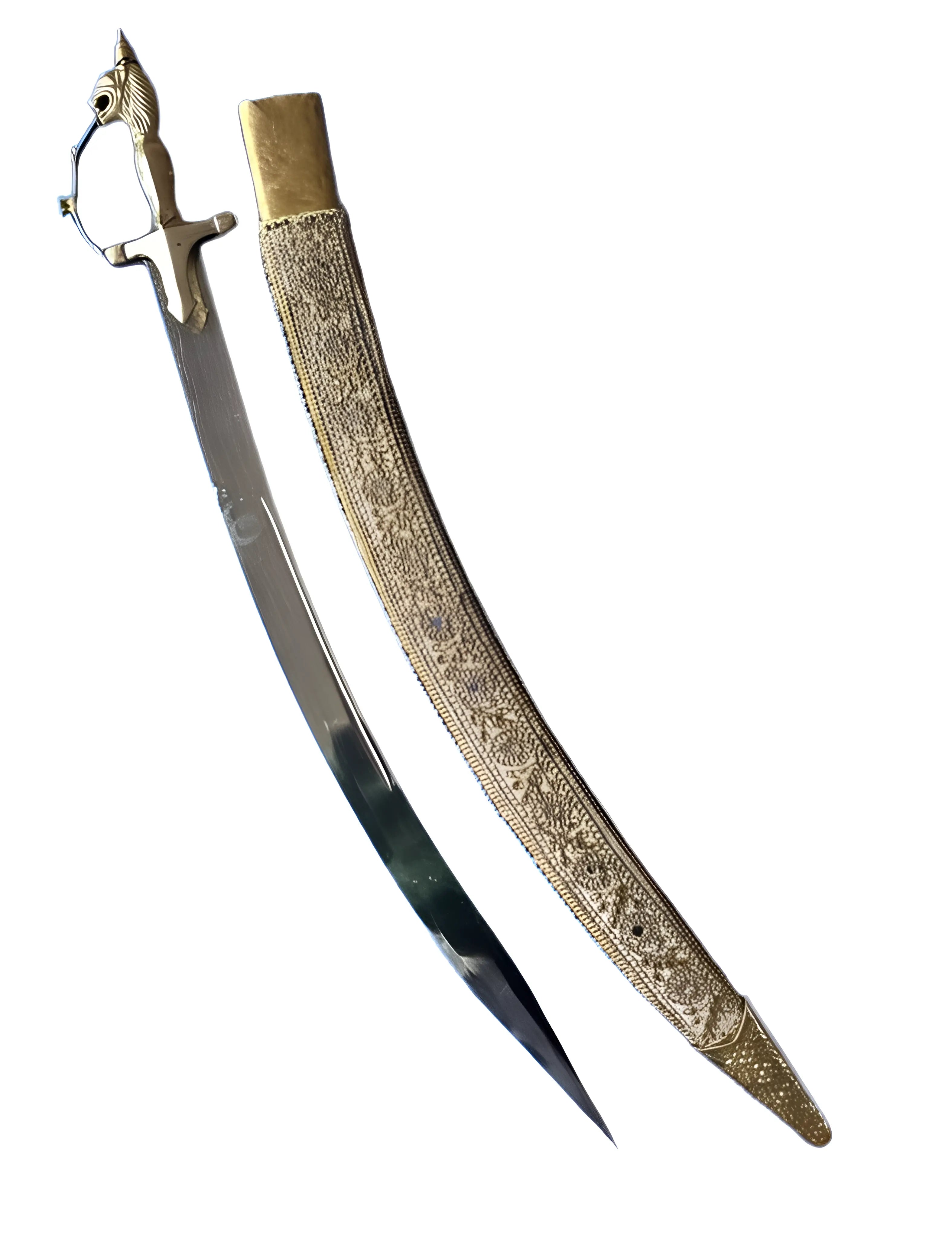 Steel Shastar - Maharaja Style - 3ft - Akaal Accessories - Now Available for Next Day Delivery