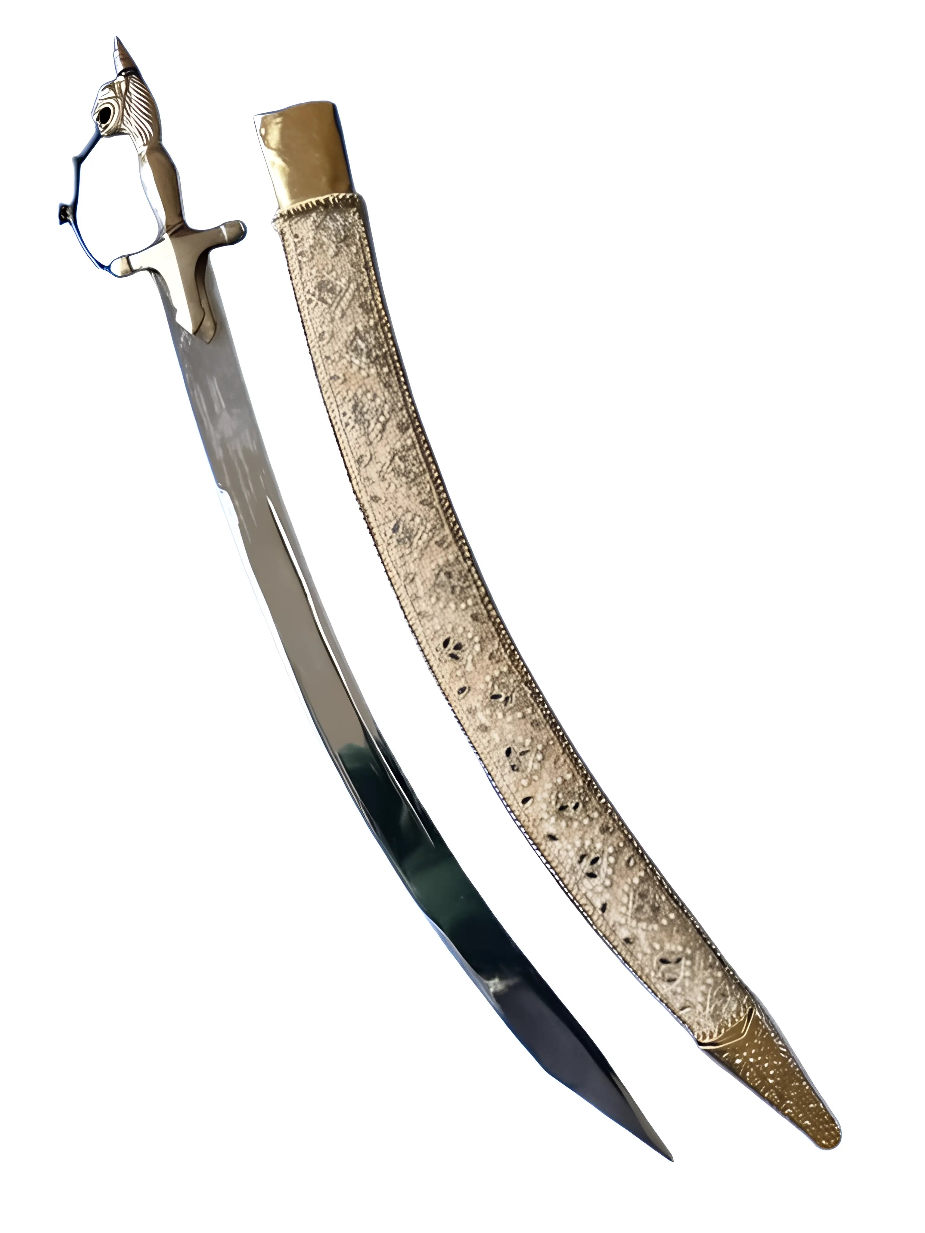 Steel Shastar - Maharaja Style - 3ft - Akaal Accessories - Now Available for Next Day Delivery