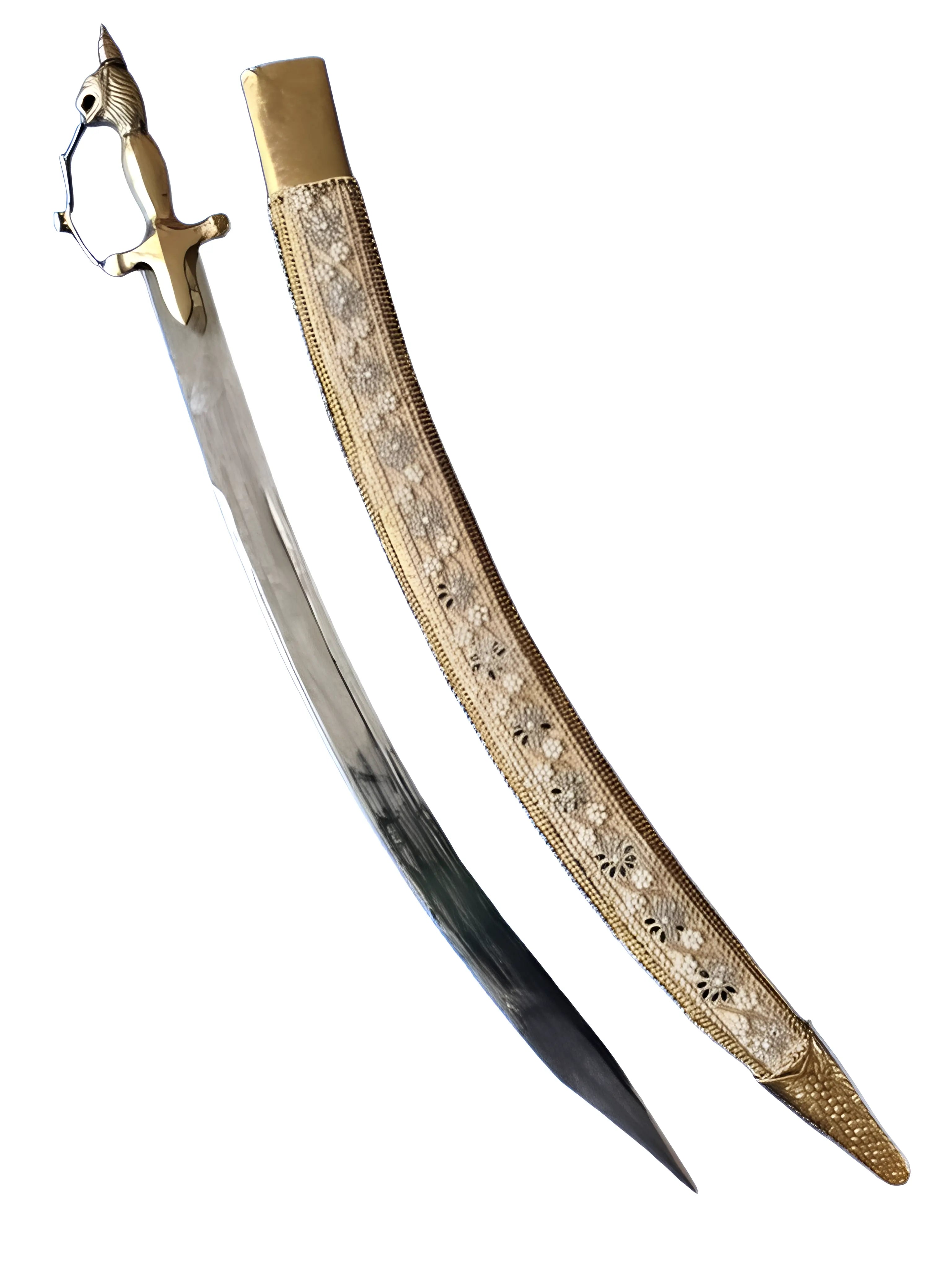 Steel Shastar - Maharaja Style - 3ft - Akaal Accessories - Now Available for Next Day Delivery