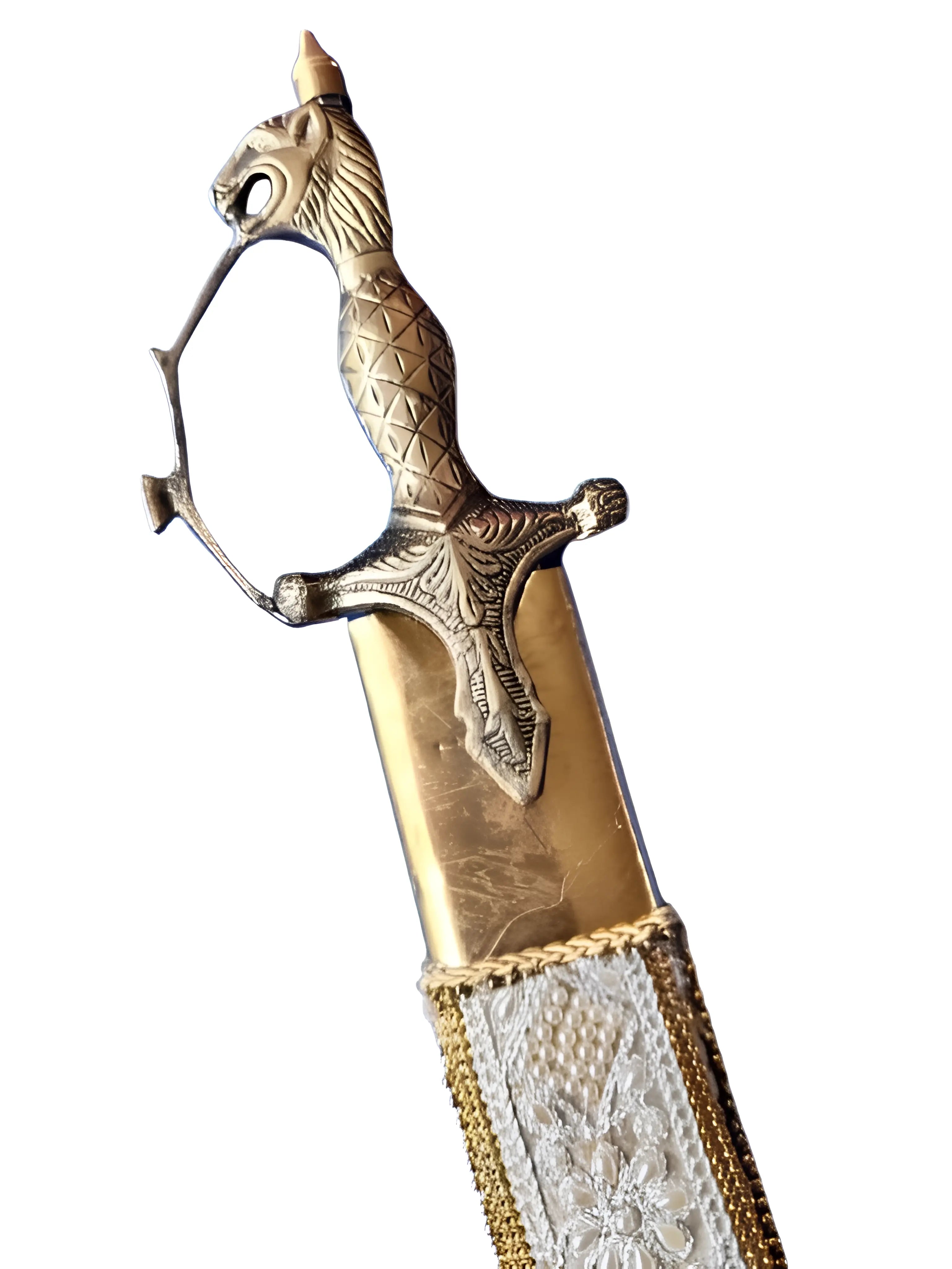 Steel Shastar - Maharaja Style - 3ft - Akaal Accessories - Now Available for Next Day Delivery