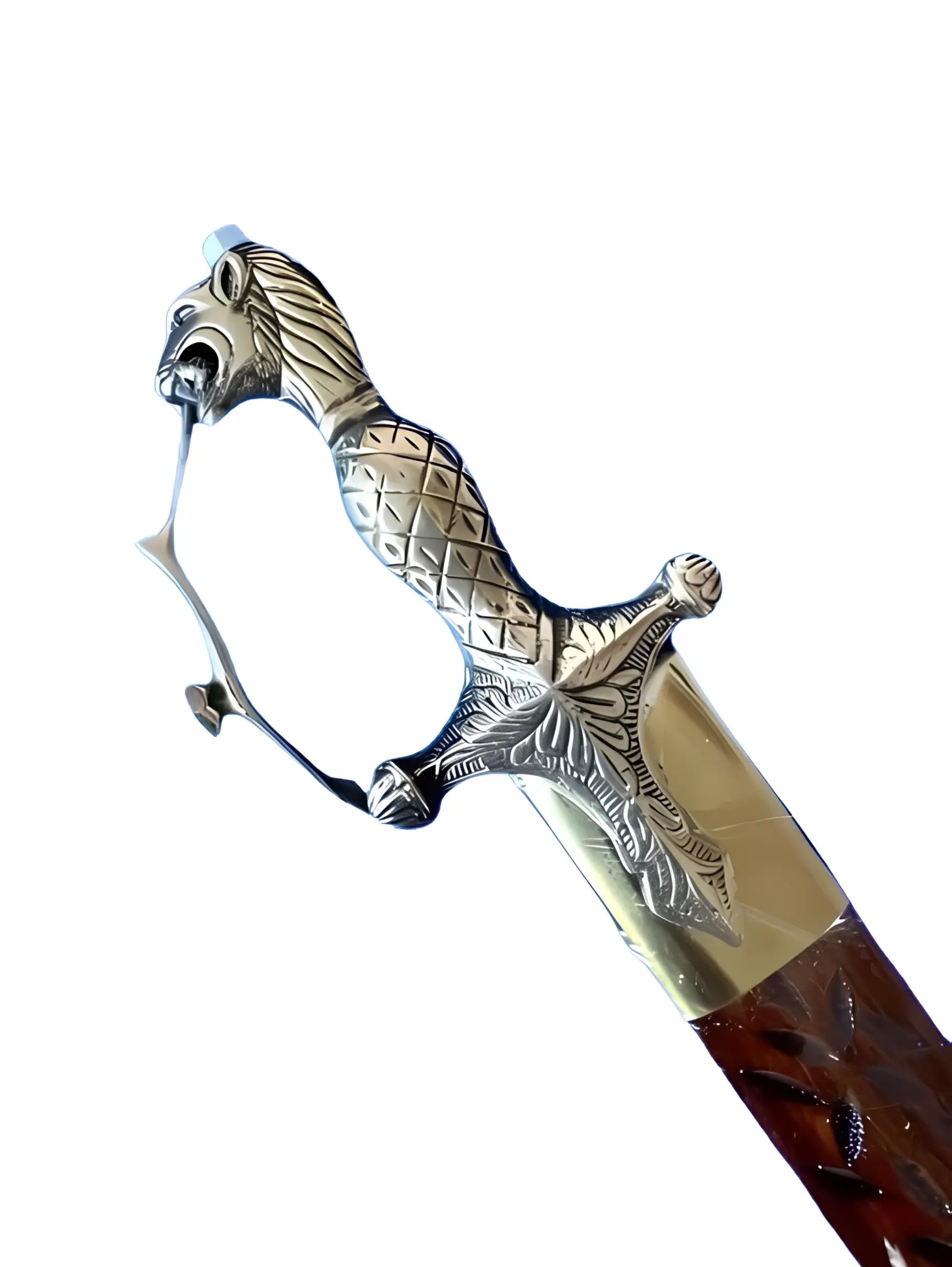 Steel Shastar - Wooden, Large - Akaal Accessories - Now Available for Next Day Delivery