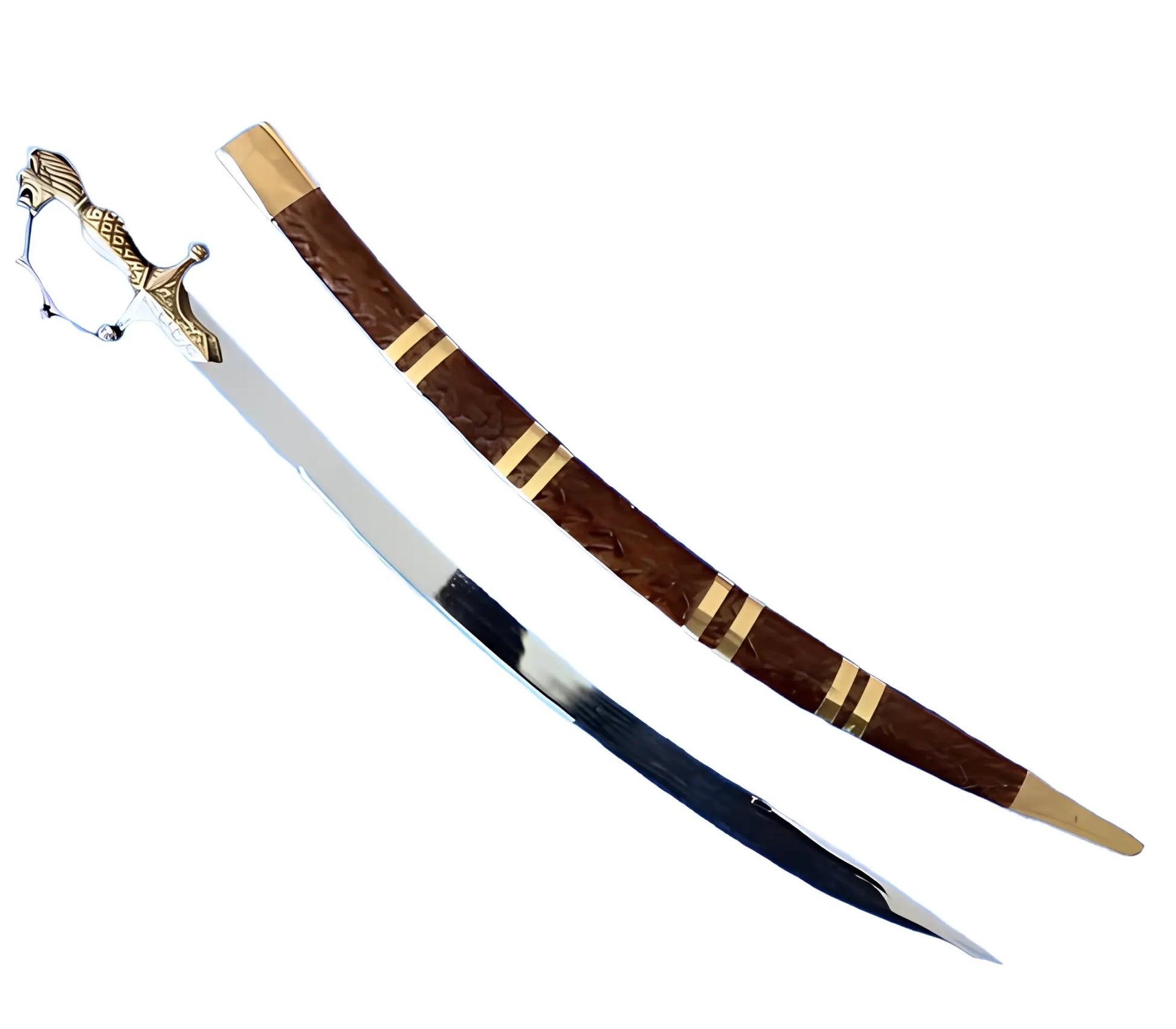 Steel Shastar - Wooden, Large - Akaal Accessories - Now Available for Next Day Delivery